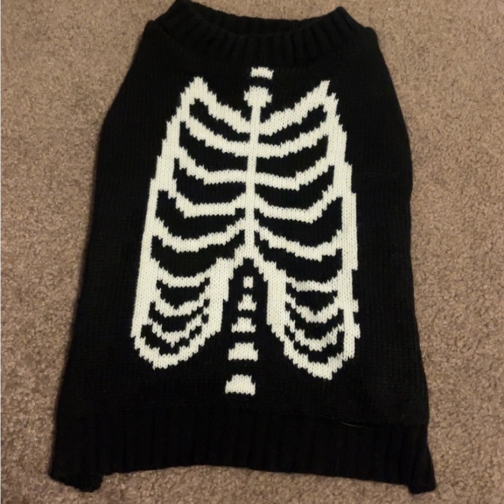 Pet Skeleton Sweater Costume